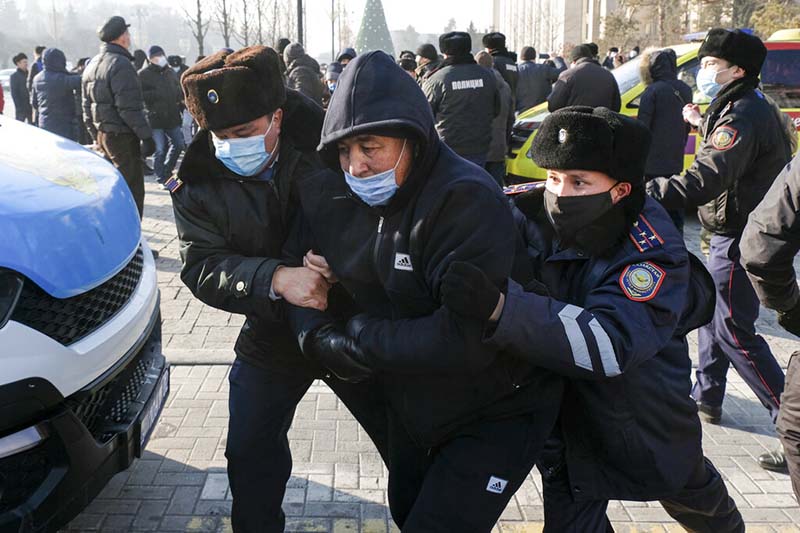 Protesters detained for criticising Kazakhstan’s vote